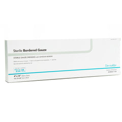 Island Dressing DermaRite Bordered Gauze 4 X 14 Inch Rectangle Sterile
