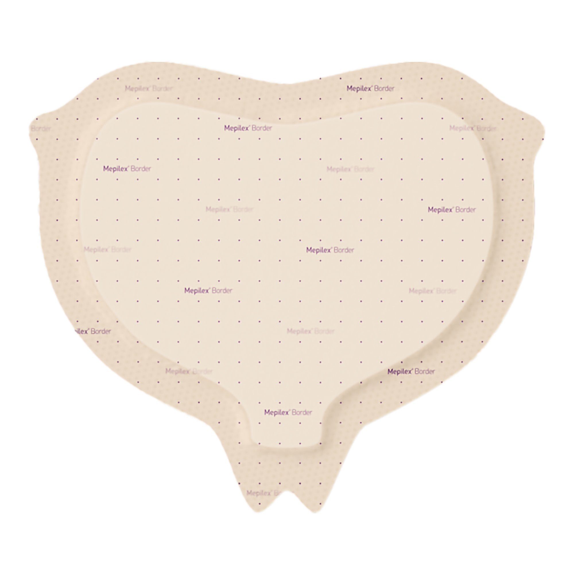 Foam Dressing Mepilex Border Sacrum 9-1/5 X 9-1/5 Inch With Border Film Backing Silicone Adhesive Sacral Sterile
