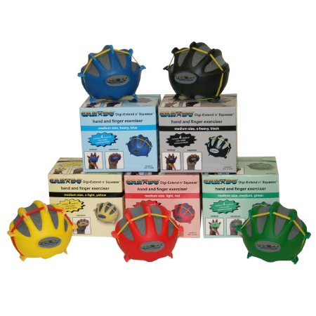 Finger / Hand Exerciser Digi Extend n’ Squeeze Medium Assorted Colors Varied Resistance
