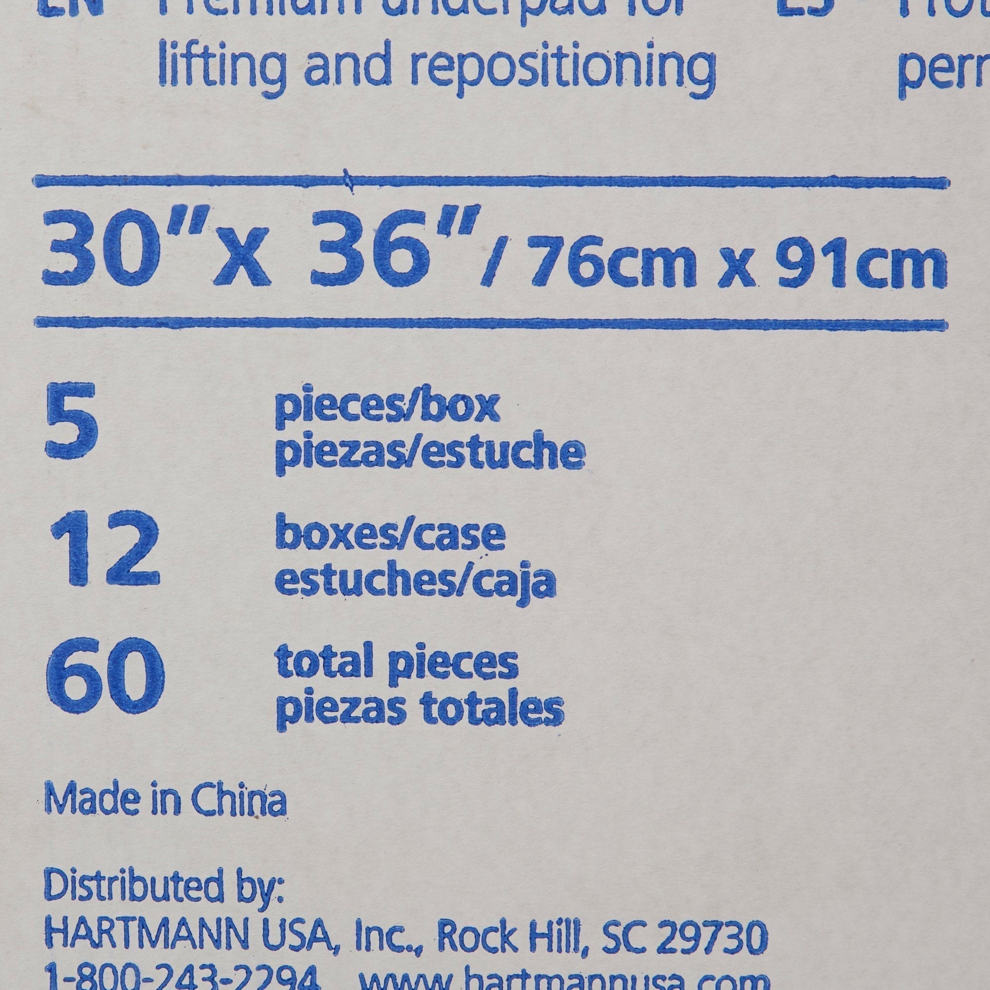 Disposable Underpad MoliCare 30 X 36 Inch Polymer Heavy Absorbency | 12BG/Case