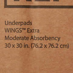 disposable underpad simplicity extra fluff moderate heavy absorbency
