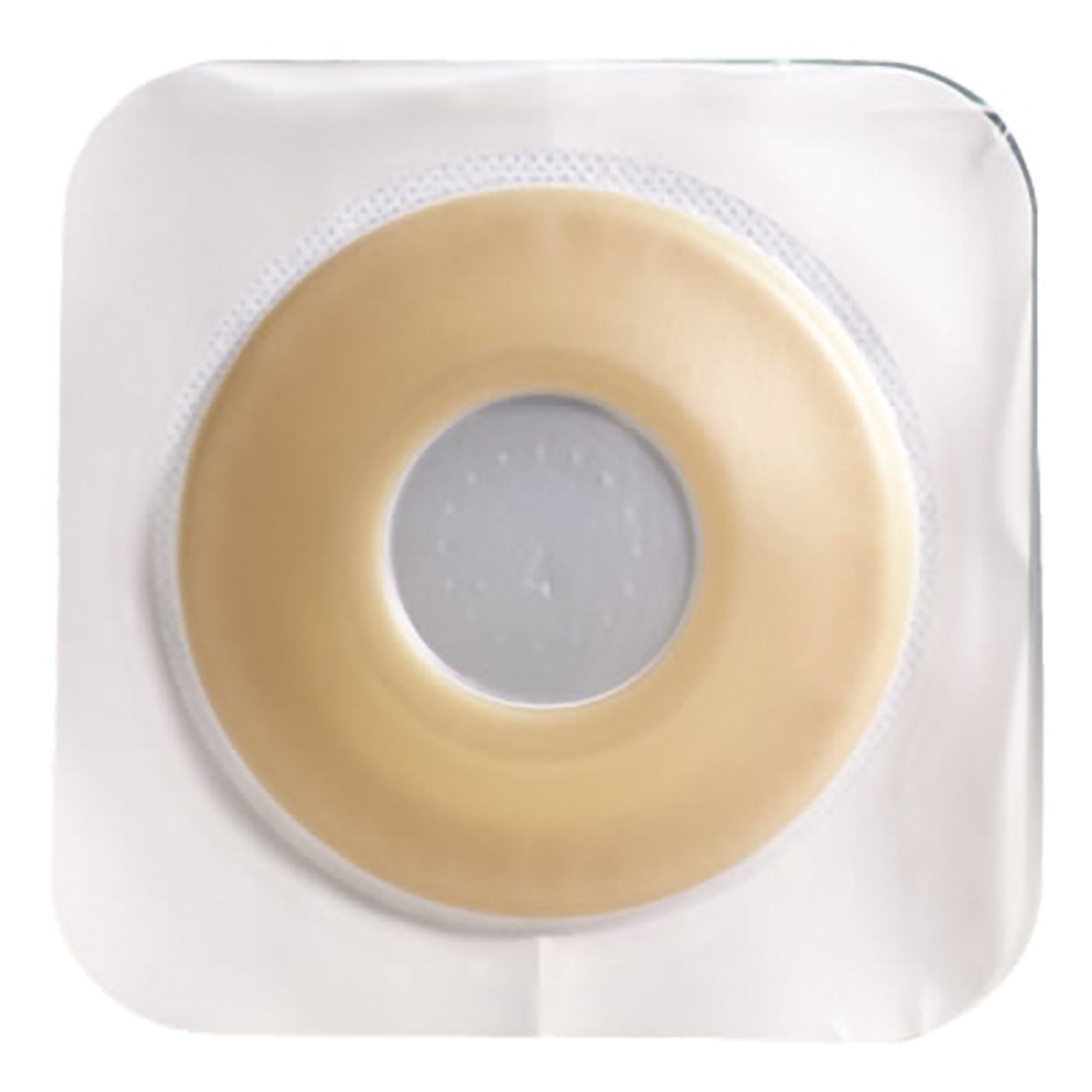 Ostomy Barrier Sur Fit Natura Precut, Extended Wear Durahesive Adhesive 57 mm Flange Sur Fit Natura System Hydrocolloid 1 5/8 Inch Opening 5 X 5 Inch