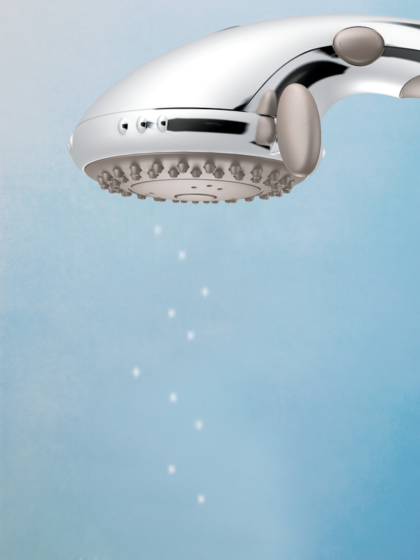 moen shower head hand held w pause control chrome finish