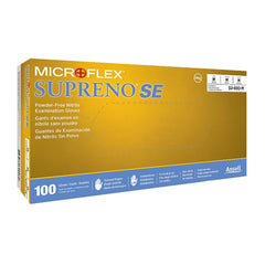 Exam Glove Supreno SE Medium NonSterile Nitrile Standard Cuff Length Textured Fingertips Blue Not Rated
