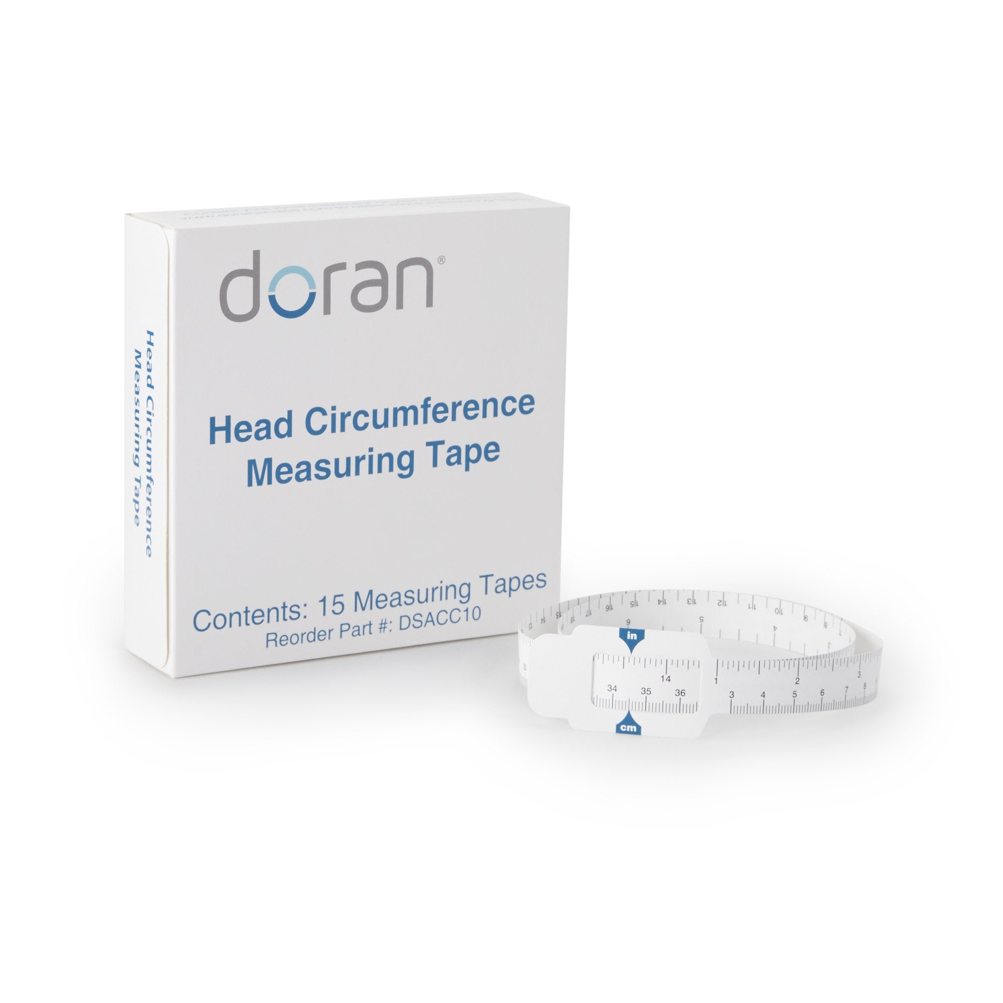 Circumference Measure Tape Doran 23 Inch Teflon Reusable English / Metric