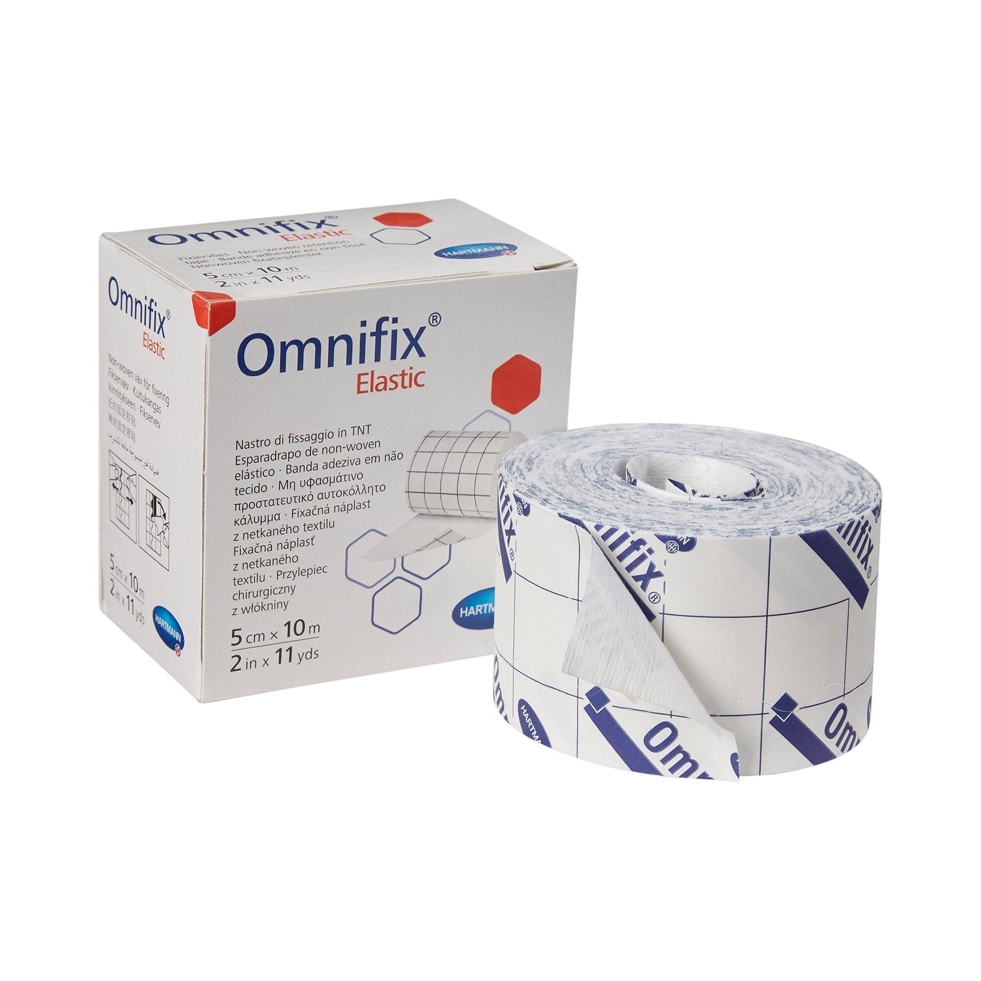 Dressing Retention Tape with Liner Omnifix Elastic White 2 Inch X 11 Yard Nonwoven NonSterile