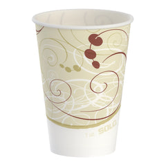 Drinking Cup Solo 7 oz. Symphony Print Wax Coated Paper Disposable