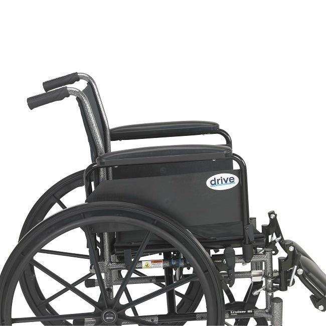 Drive Medical K3 Wheelchair Ltwt 20 W/adda & S/a Footrests Cruiser Iii