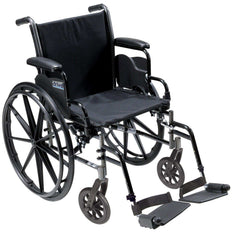 Drive Medical K3 Cruiser Iii Wheelchair with Removable flip-back arms and Swing-away Footrests ,8" front Wheels ,350lbs Weight Capacity ,K320ADDA-SF