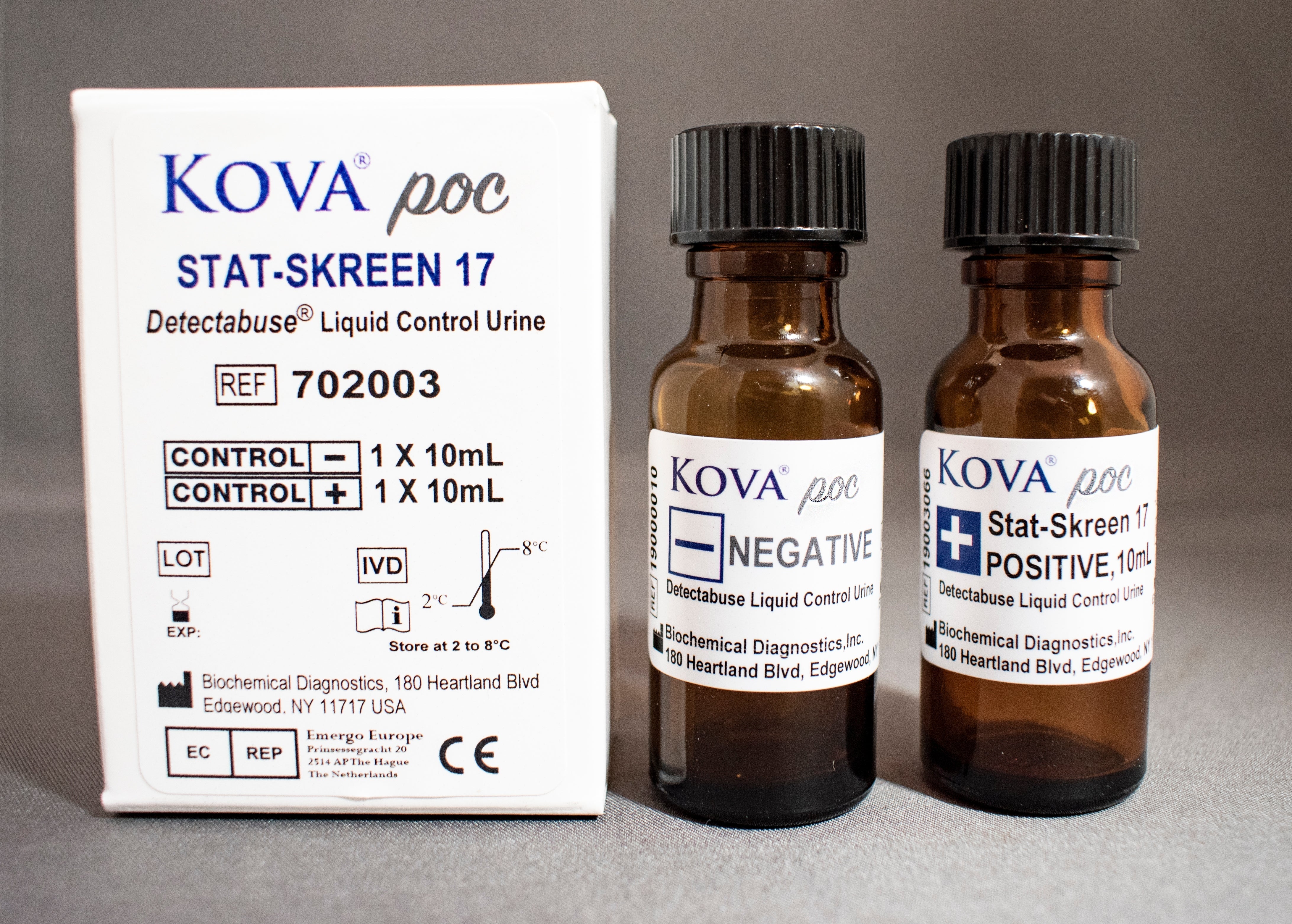 Drugs of Abuse Control Set Detectabuse Stat Skreen Positive Level / Negative Level 2 X 10 mL