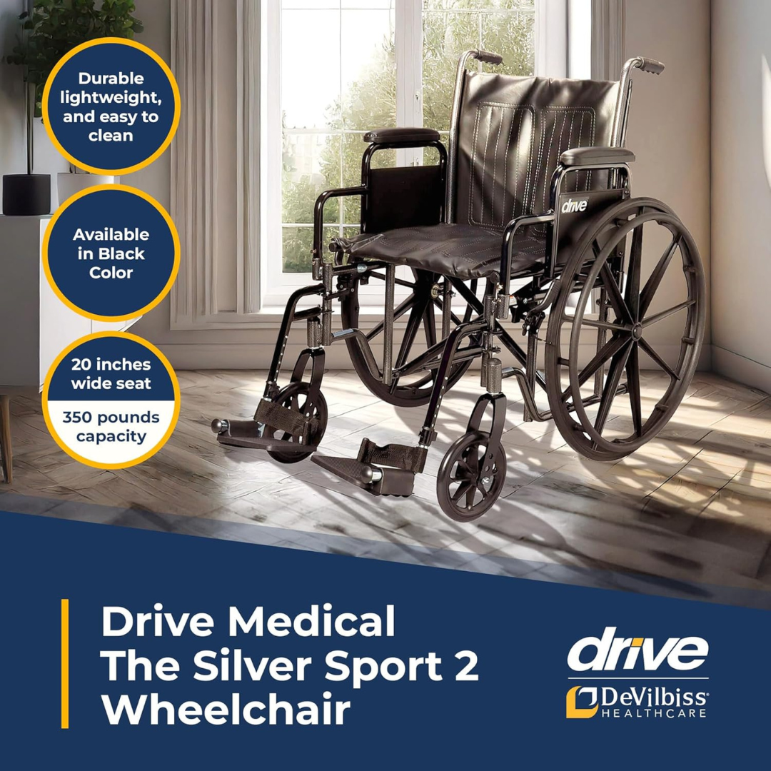Wheelchair 16 Dual Axle Detachable All Care Store
