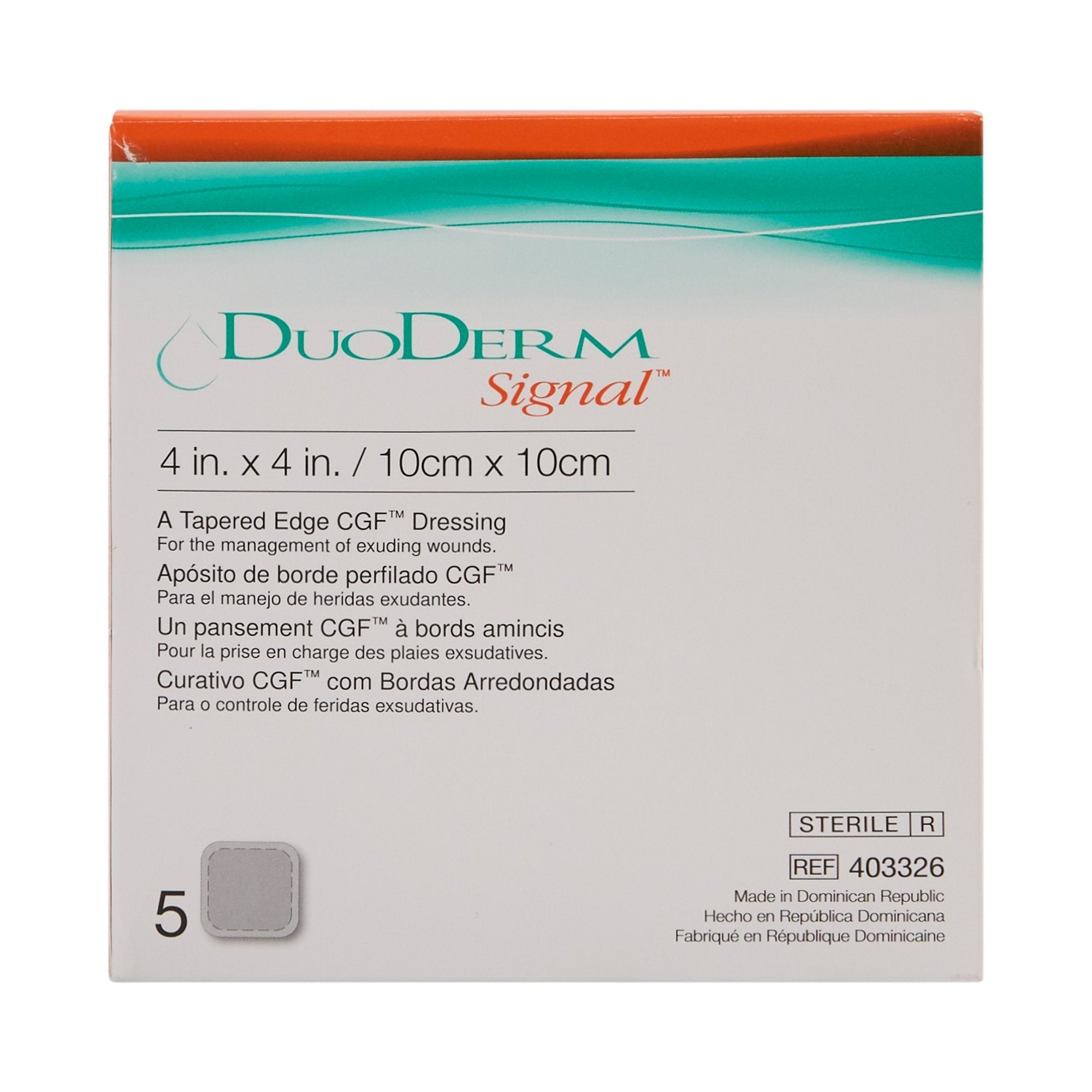 duoderm signal hydrocolloid dressing 4 x 4 inch duoderm signal hydrocolloid dressing mk426728ea