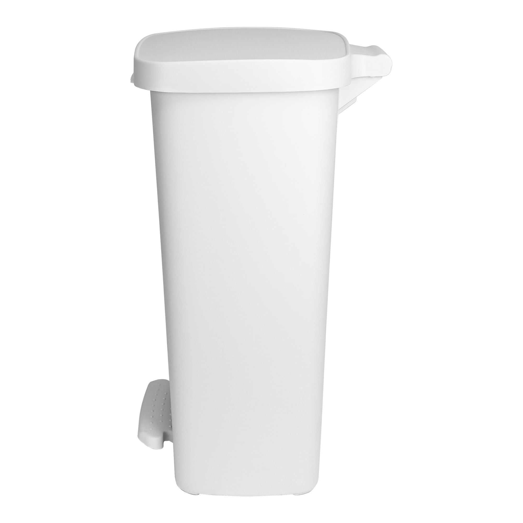 McKesson white trash can side view