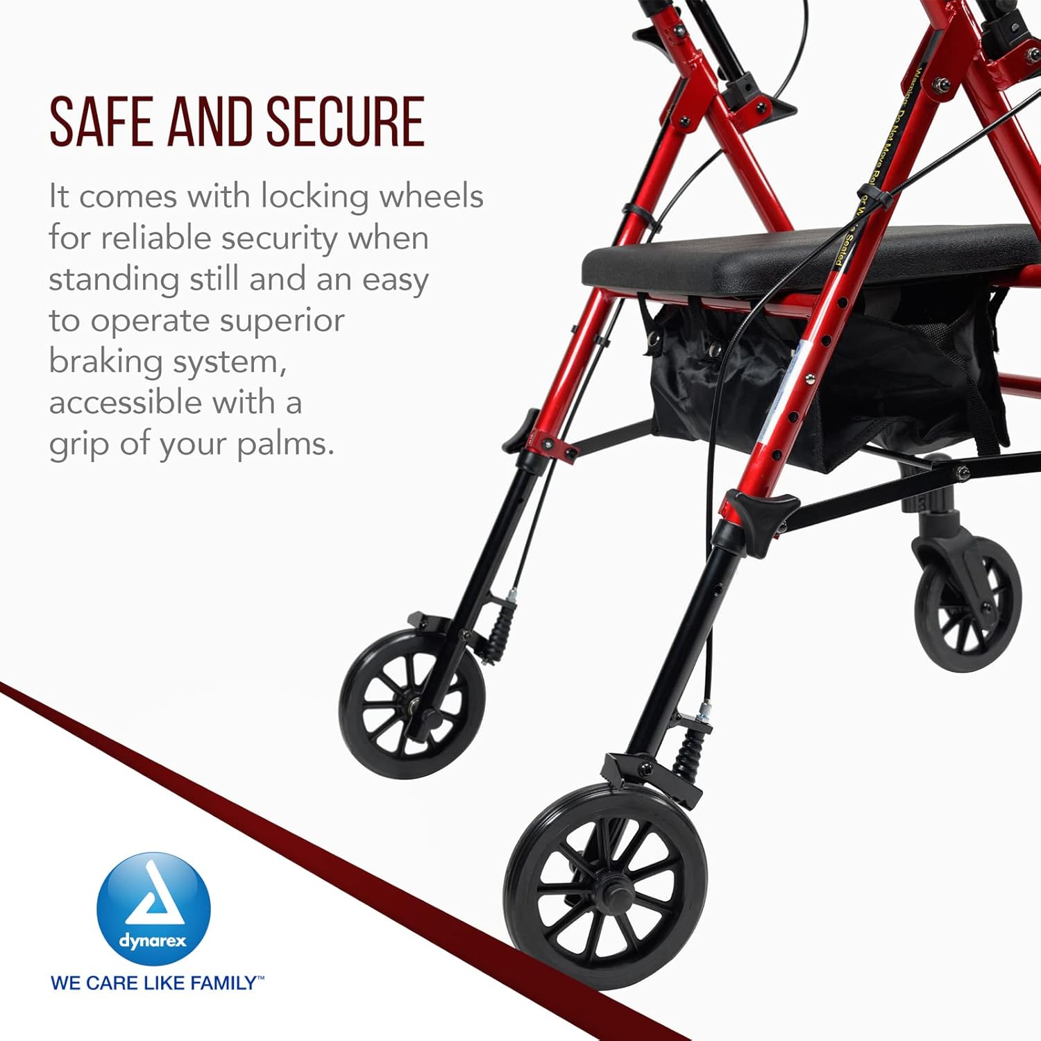 dynago flex adjustable seat height w detachable caster