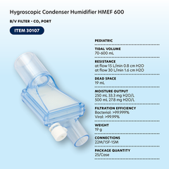 dynarex 30106 hygroscopic condenser humidifier hmef 1500 bv filter co2