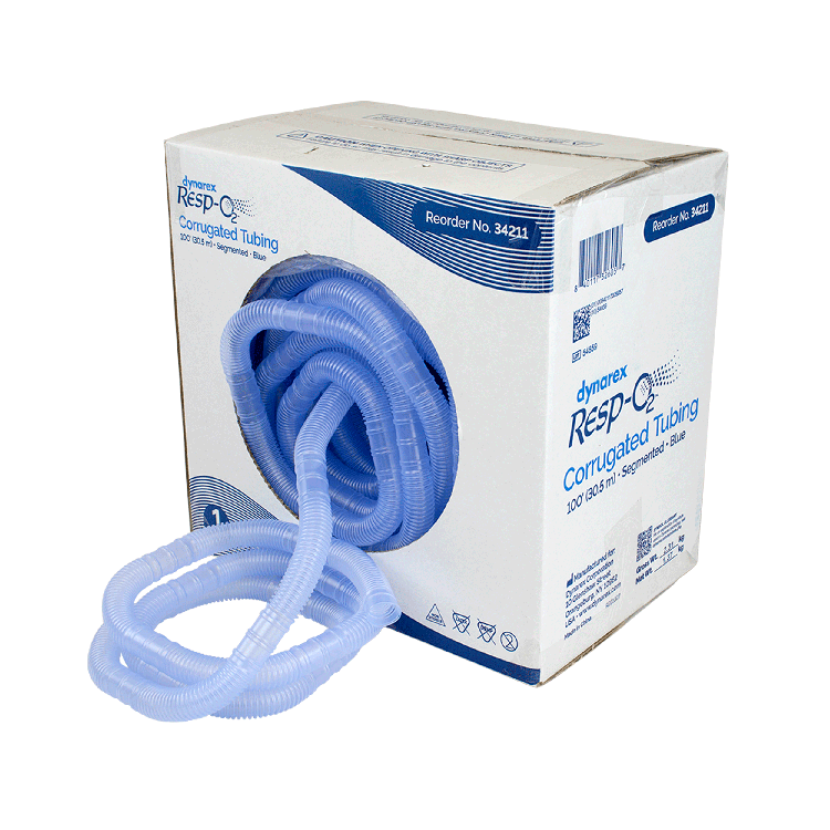 dynarex 34213 corrugated tubing 6 1 8 m