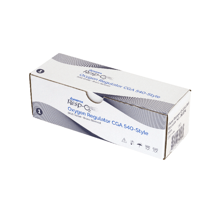 dynarex 36374 cga 540 style mini oxygen regulator 0 15 lpm