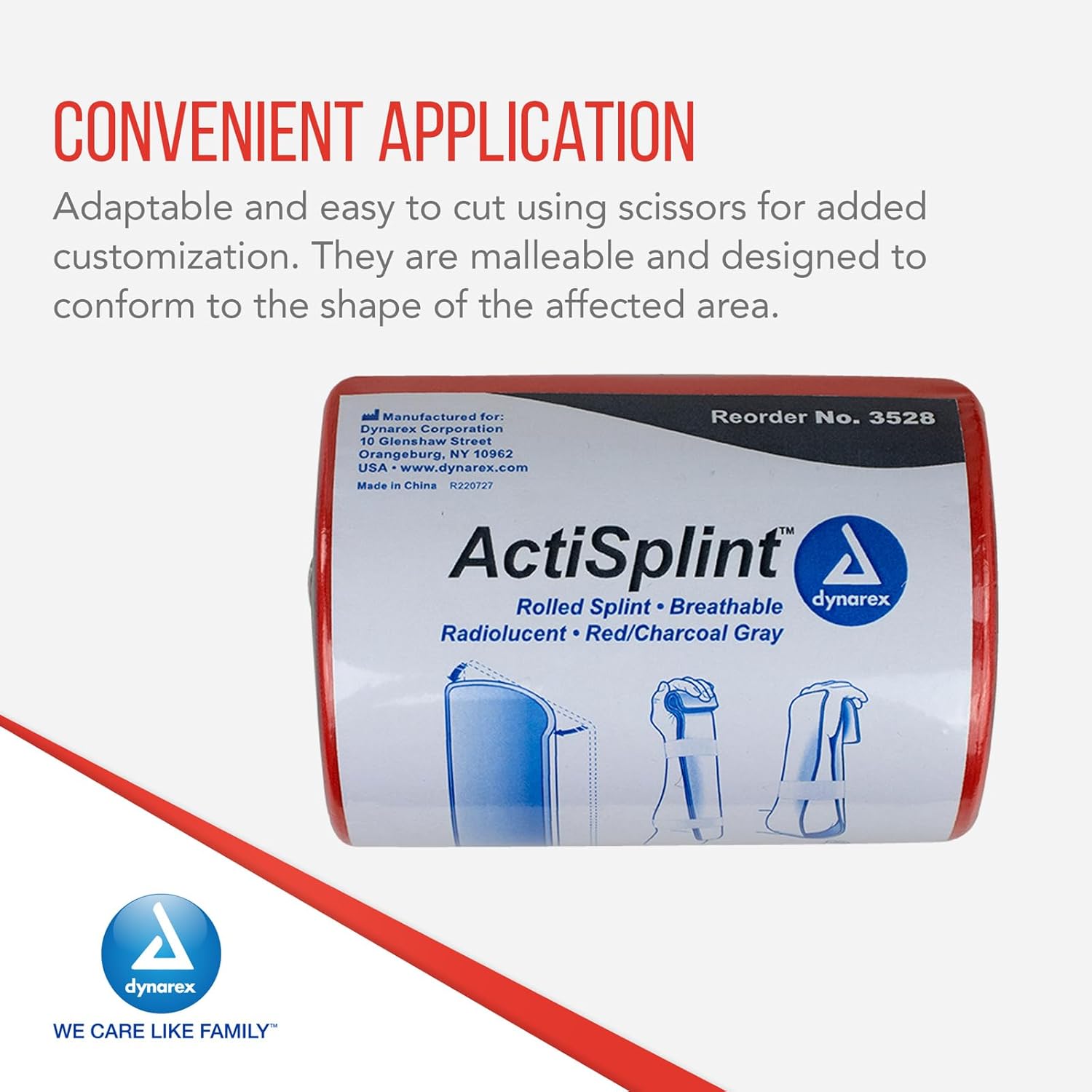 dynarex actisplint folded flat 2