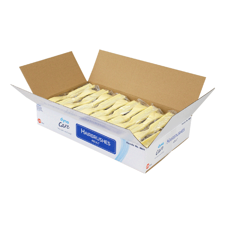 dynarex adult hairbrushes