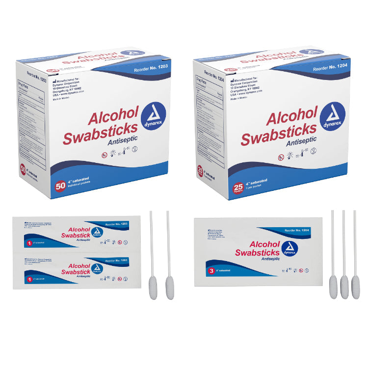 dynarex alcohol swabsticks