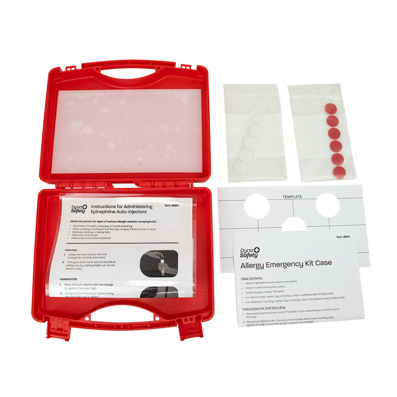dynarex allergy emergency kit case