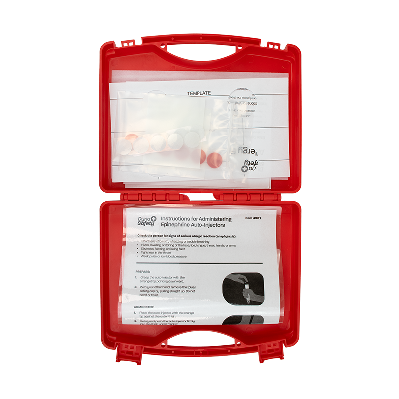 dynarex allergy emergency kit case