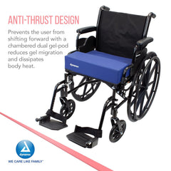 dynarex anti thrust wedge gel foam cushion