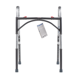 dynarex bariatric dual release folding walker