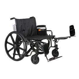 dynarex bariatric hd wheelchair w elr