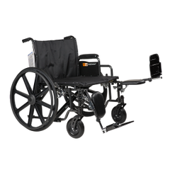 dynarex bariatric hd wheelchair w elr
