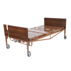dynarex bariatric homecare bed with half rail no rail