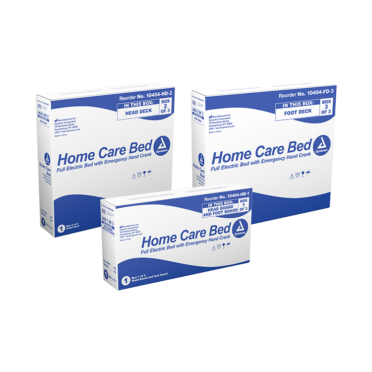 dynarex bariatric homecare bed with half rail no rail