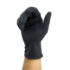 dynarex black arrow latex exam gloves powder free