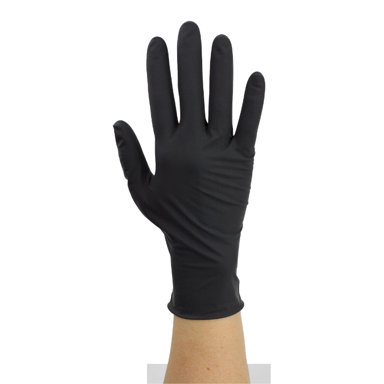 dynarex black arrow latex exam gloves powder free