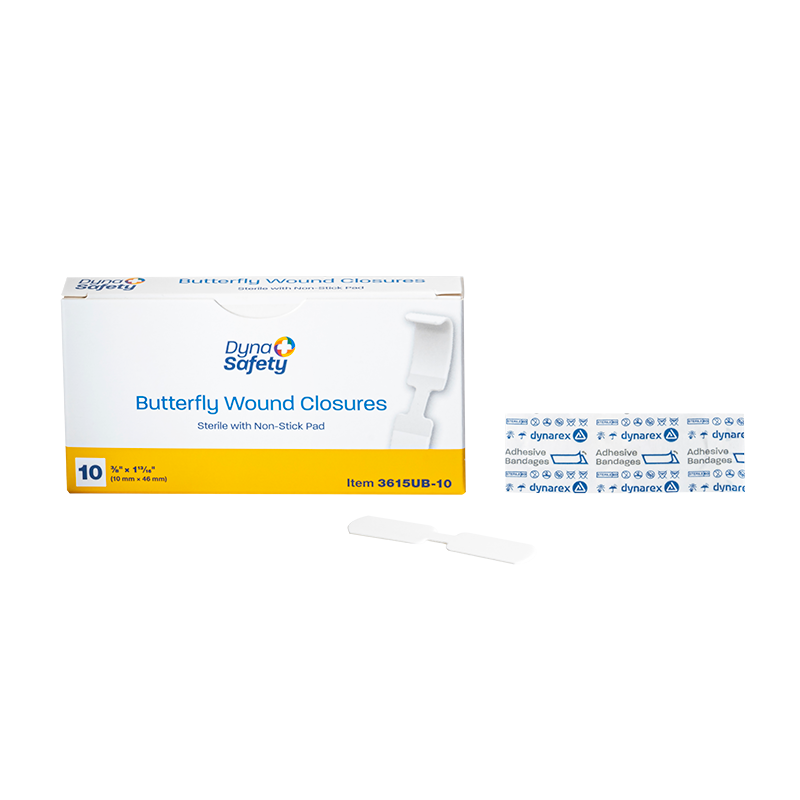dynarex butterfly wound closures sterile