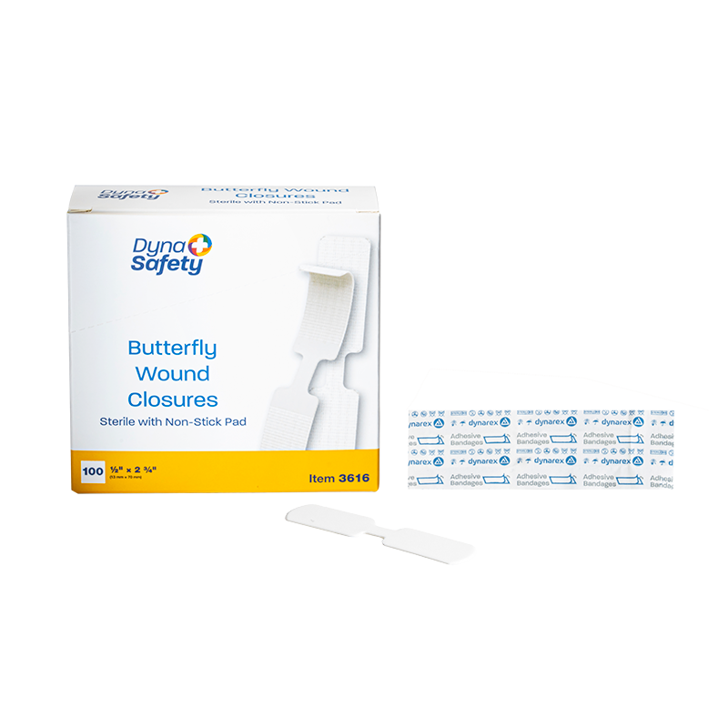 dynarex butterfly wound closures sterile