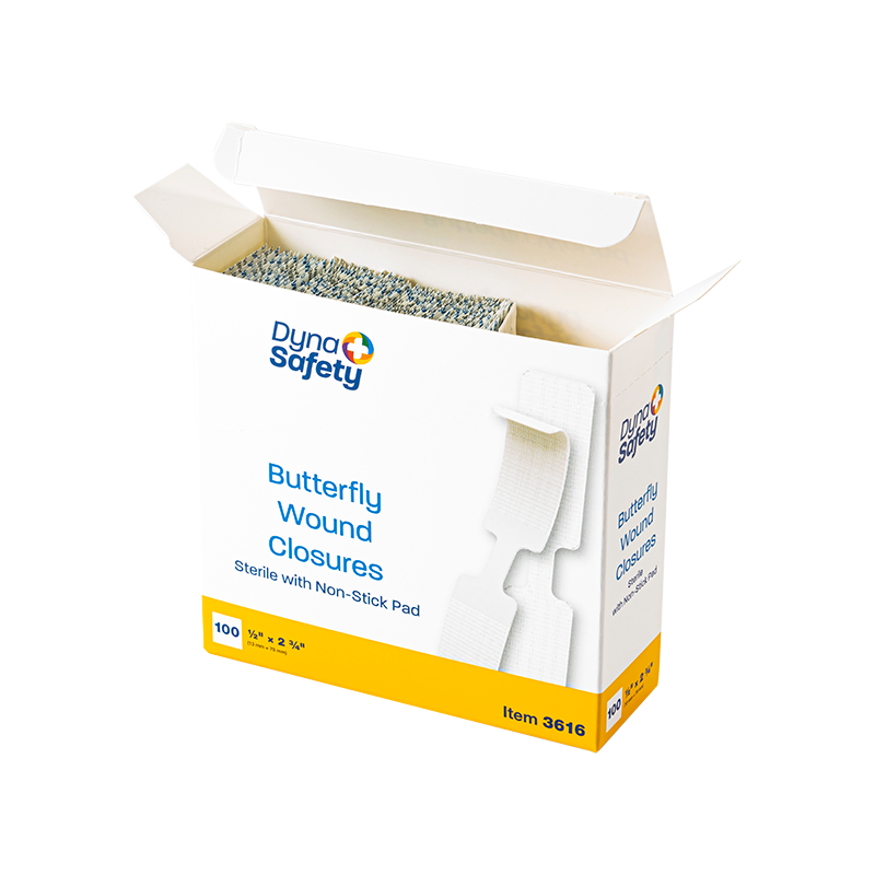 dynarex butterfly wound closures sterile
