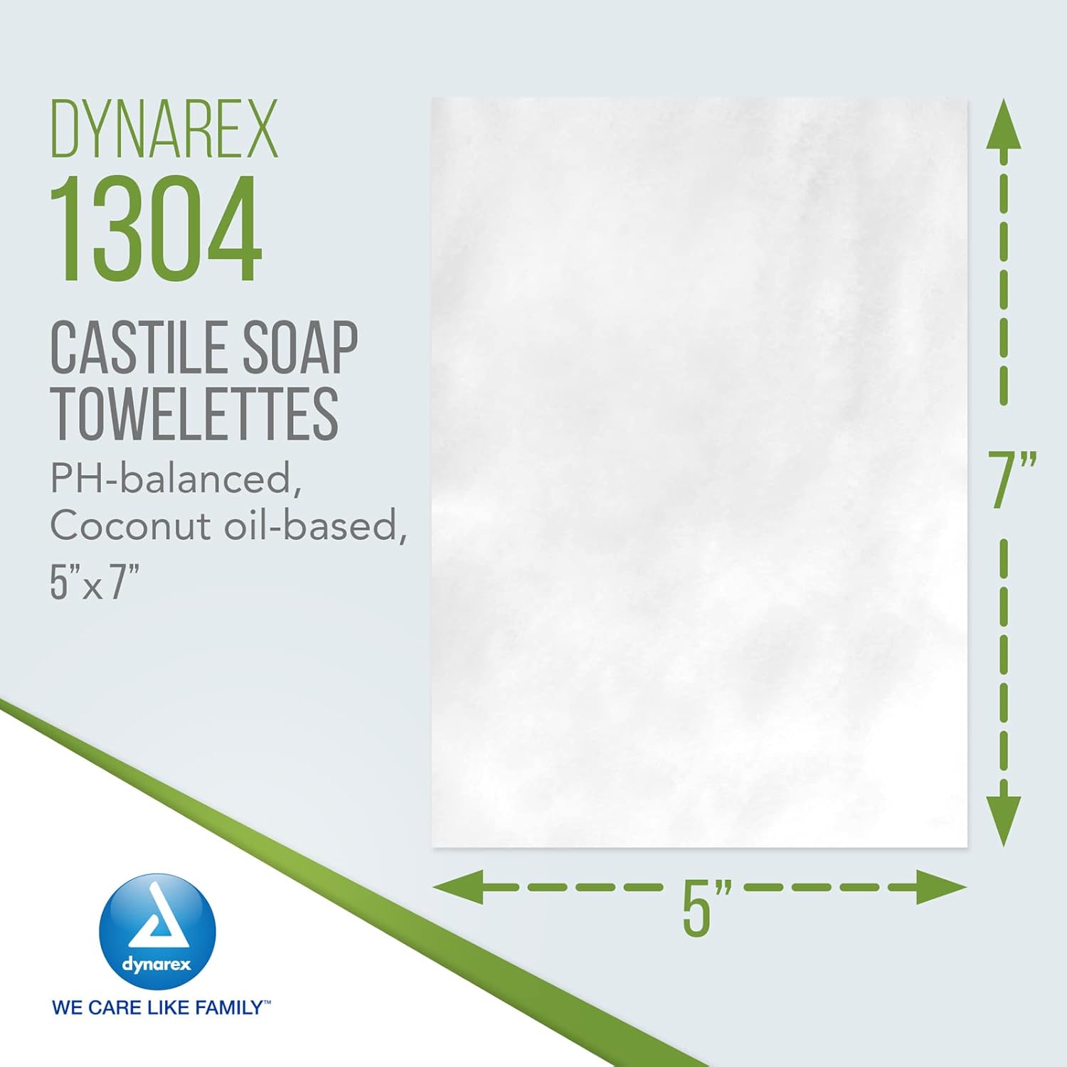 dynarex castile soap towelettes