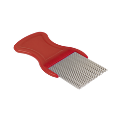 dynarex clearnit metal lice and nit removal comb with handle