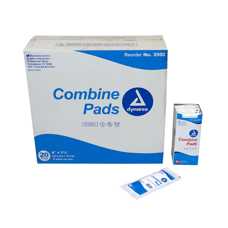 dynarex combine pads sterile non sterile 1