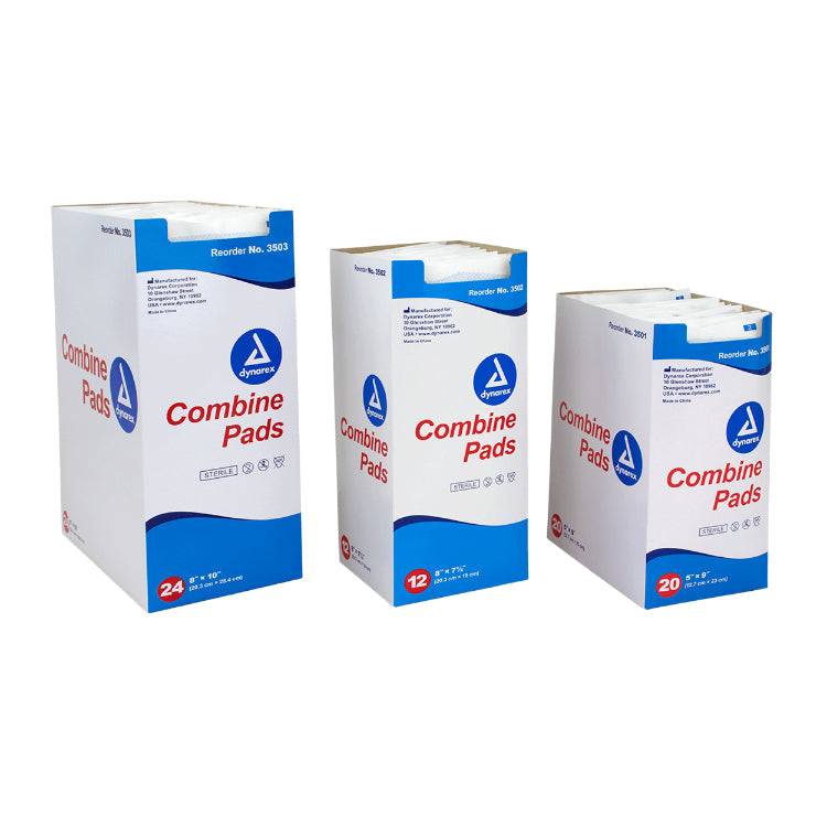 dynarex combine pads sterile non sterile 1