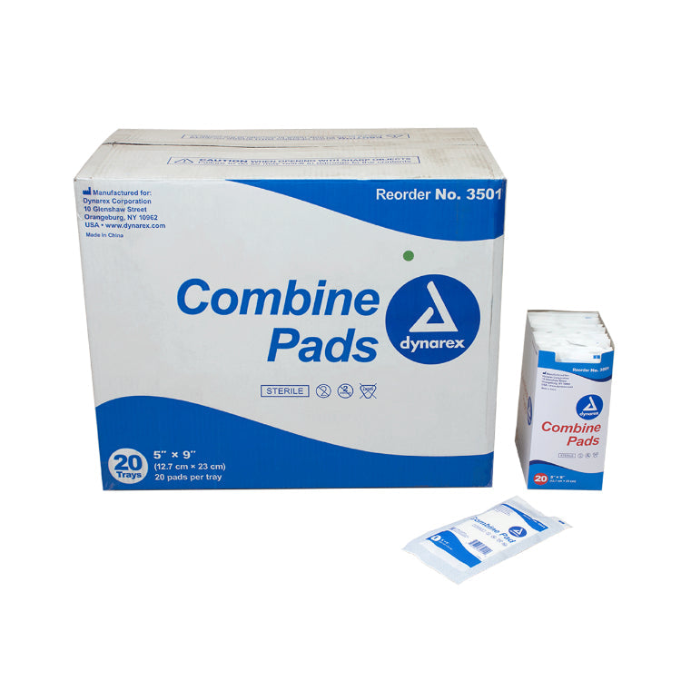 dynarex combine pads sterile non sterile 1