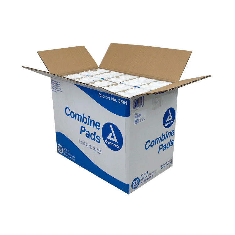 dynarex combine pads sterile non sterile 1