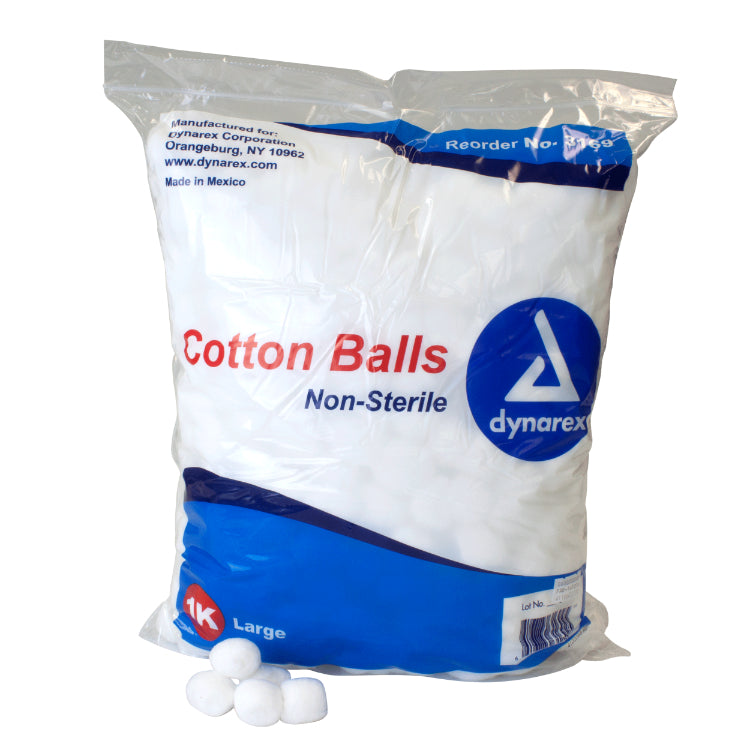 dynarex cotton balls non sterile