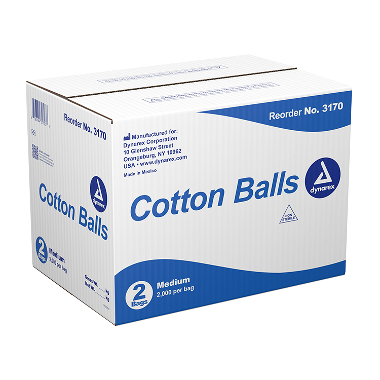 dynarex cotton balls non sterile
