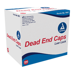 dynarex dead end caps luer lock