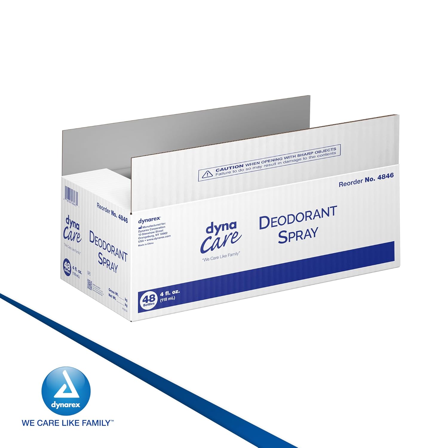 dynarex deodorant pump spray