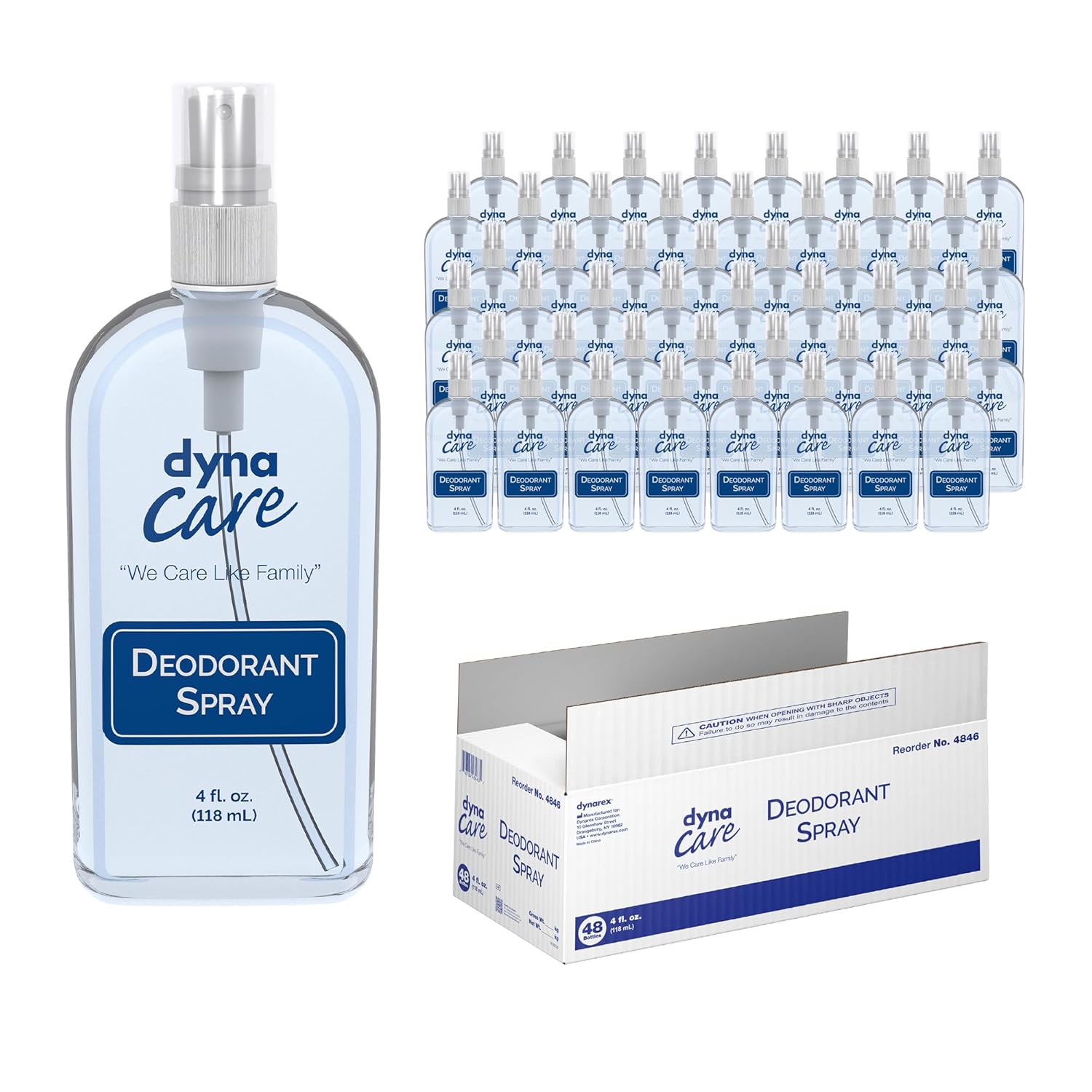 dynarex deodorant pump spray