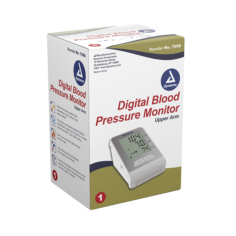 dynarex digital blood pressure monitor