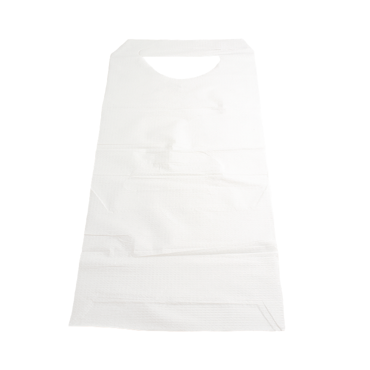 dynarex disposable adult lap bibs